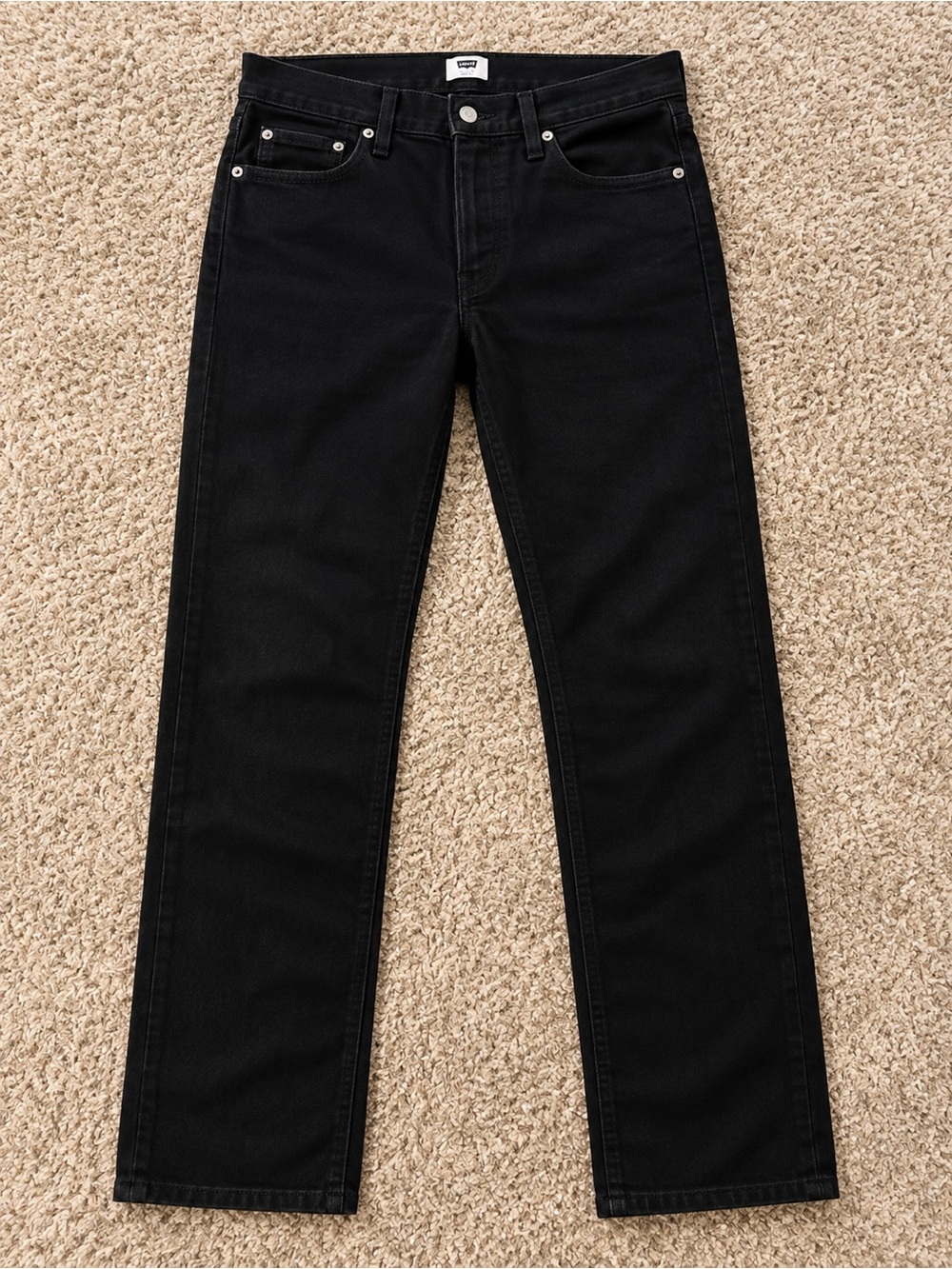 Levi's Black Straight-Leg Jeans